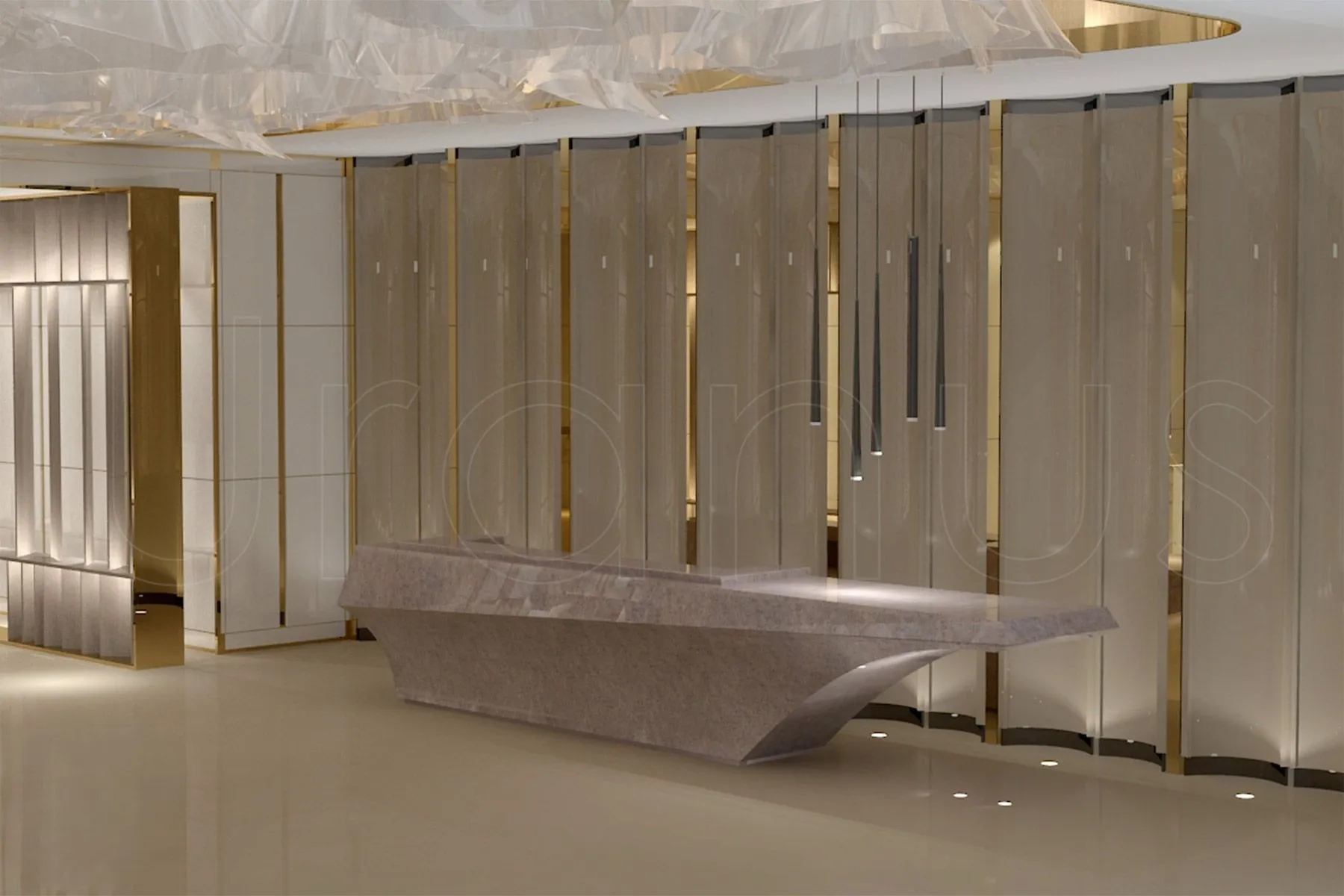 سنگ مصنوعی کورین اورانوس Uranusstone Behflow کد GR149 ___