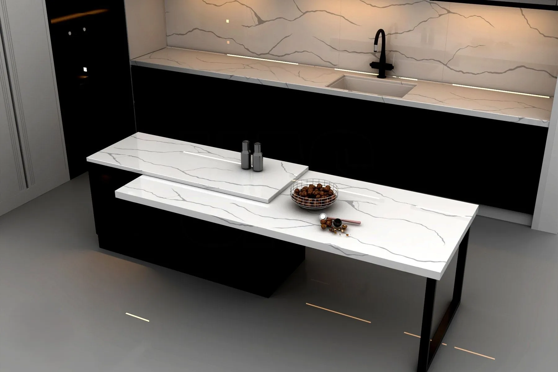 سنگ کورین اورانوس Uranusstone ML702 Stream White-Gray ______