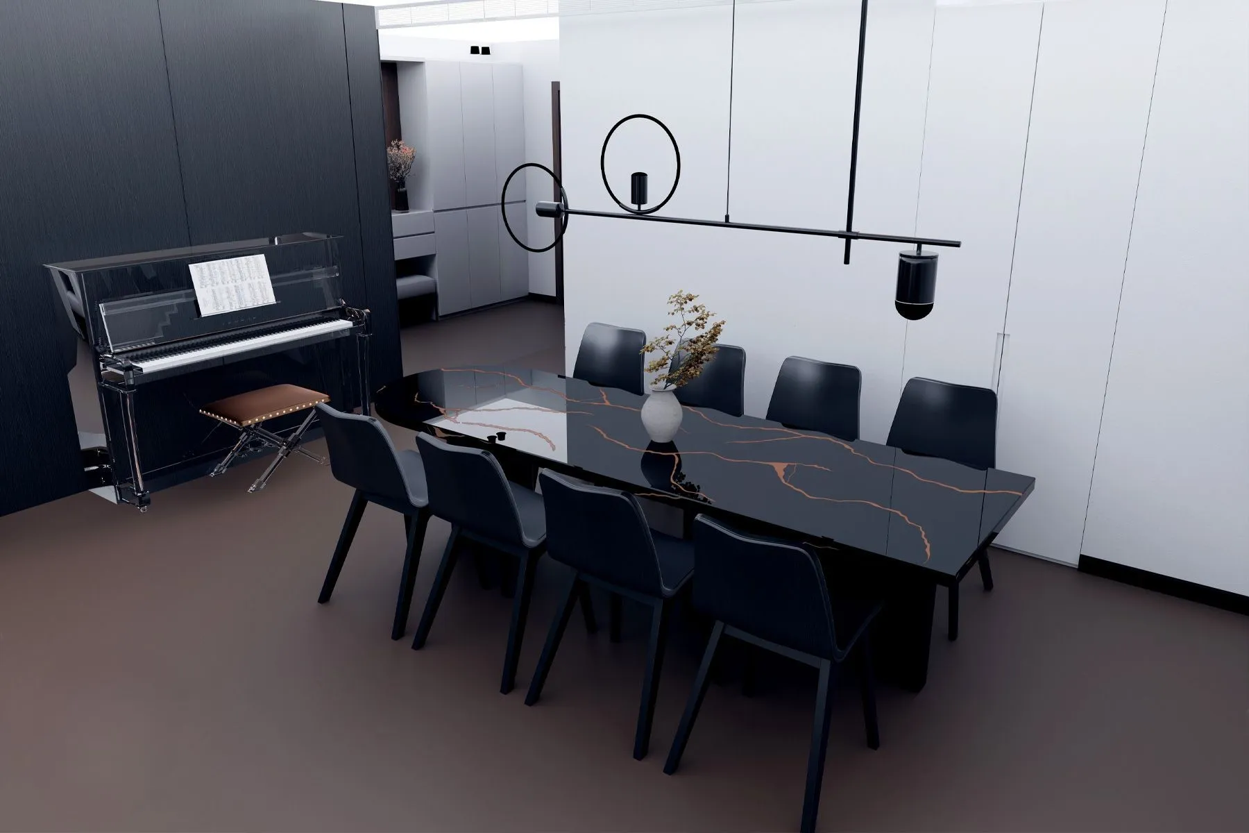 سنگ کورین اورانوس Uranusstone ML703 Stream Black-Copper ___