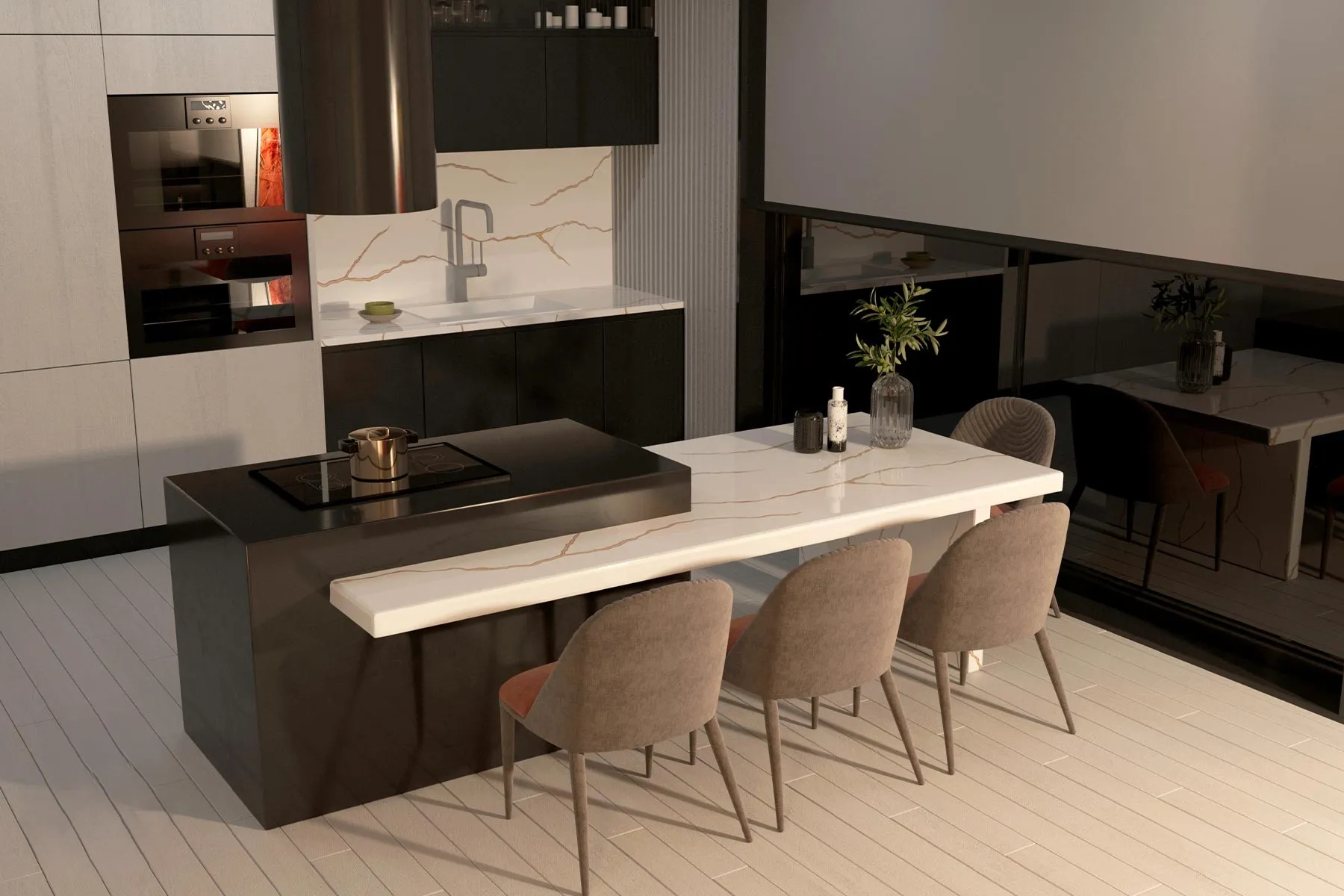 سنگ کورین اورانوس Uranusstone ML705 Stream White-Gold ___