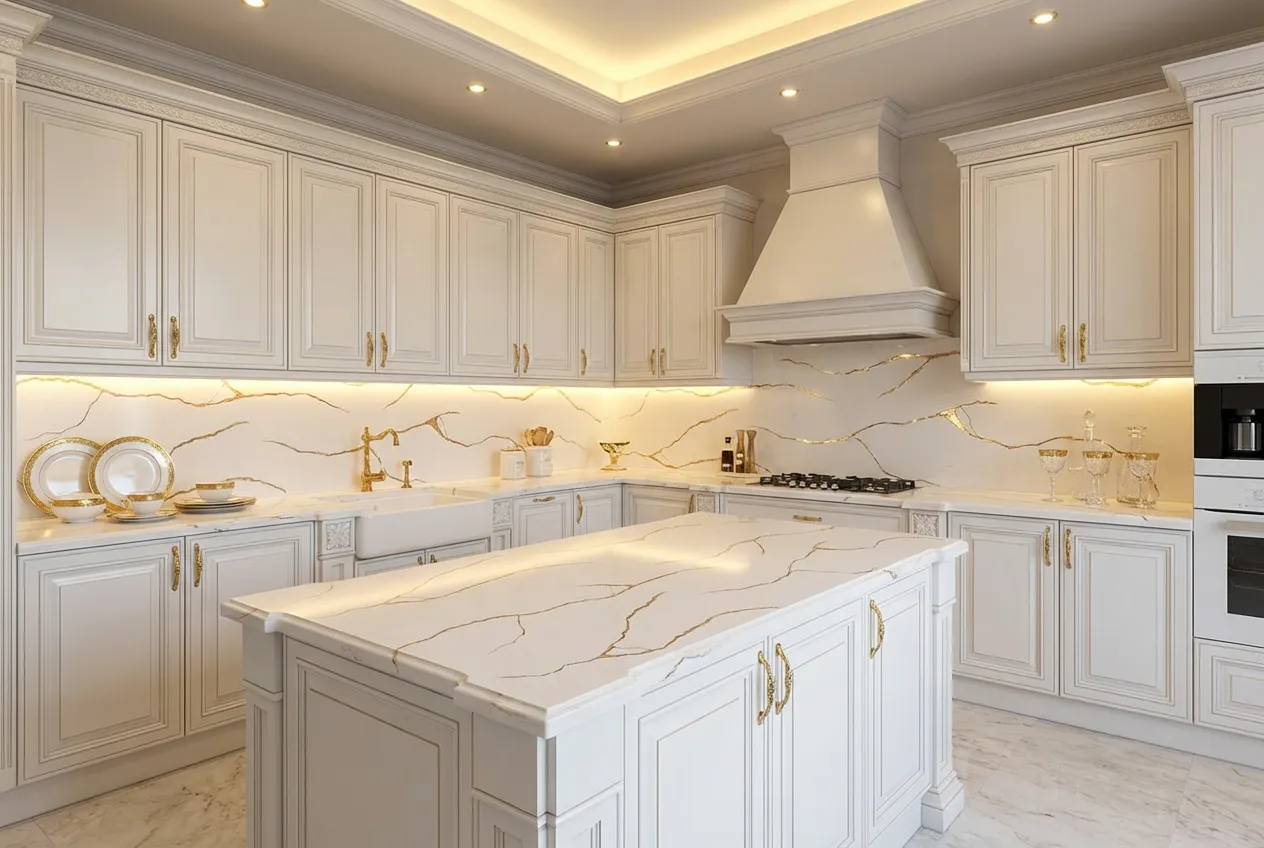 سنگ کورین اورانوس Uranusstone ML705 Stream White-Gold ______