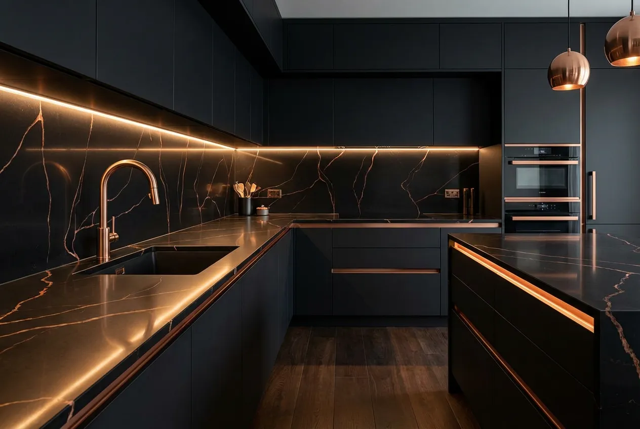 سنگ کورین اورانوس Uranusstone Mountain Black-Copper کد ML710 ______