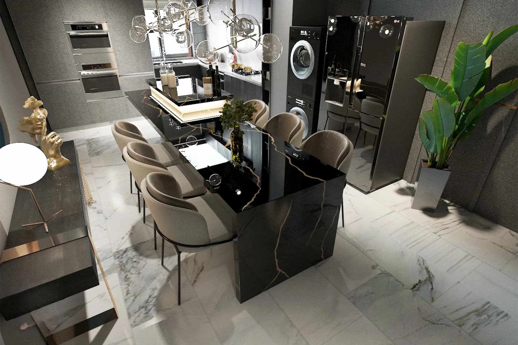 سنگ کورین اورانوس Uranusstone Stream Black-Brown ML701 ____